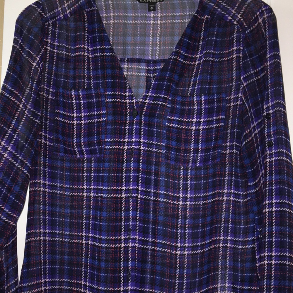 Express button down top